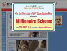 Tablet Screenshot of bharatbank.com